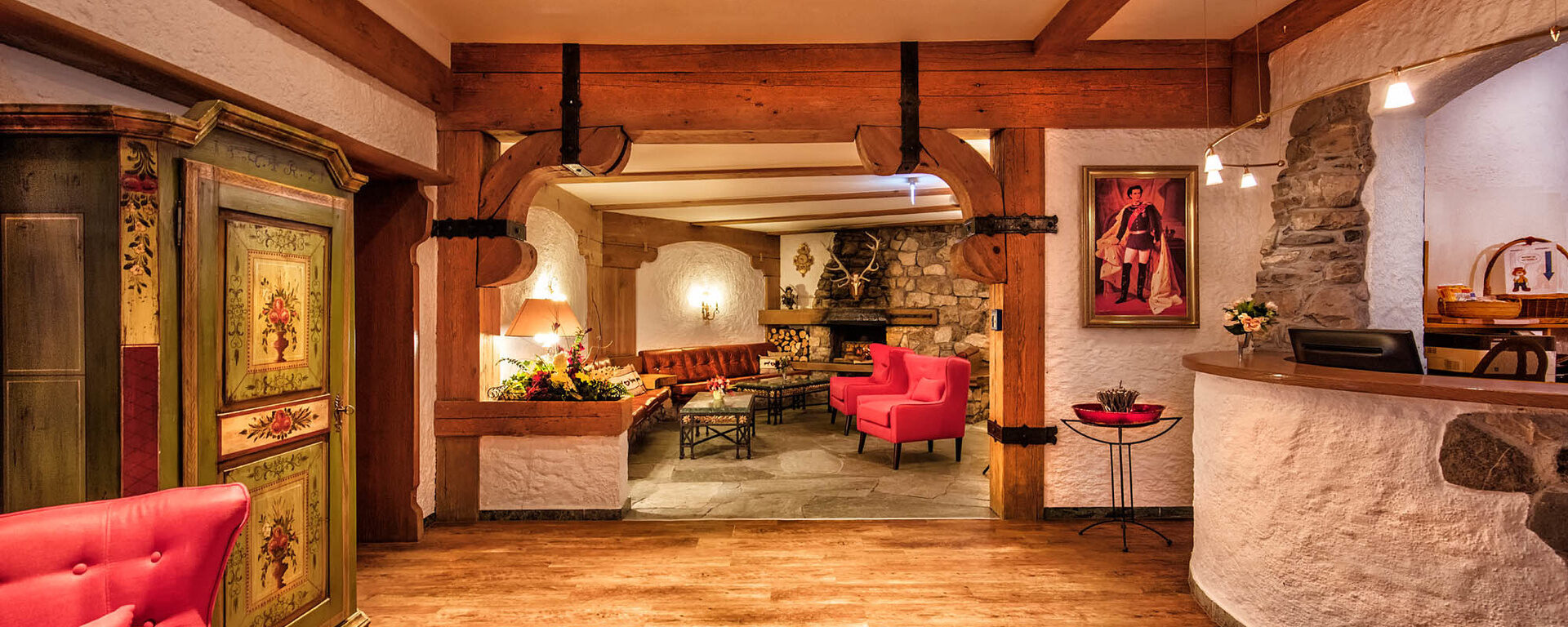 Rezeption Hotel Bavaria Pfronten